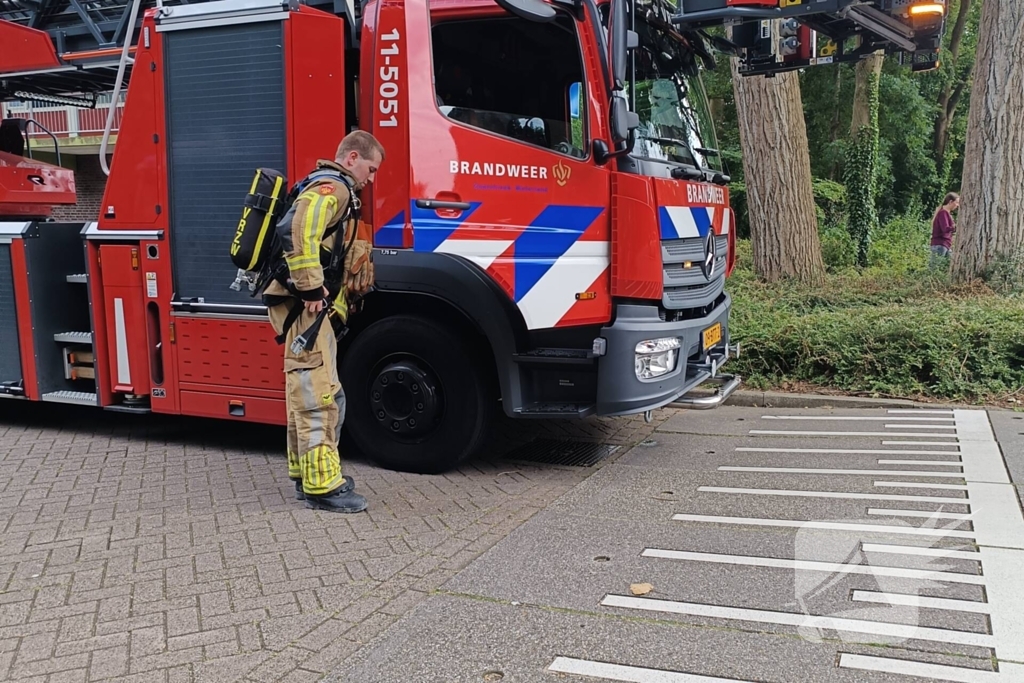 Brandweer ingezet voor brand op balkon