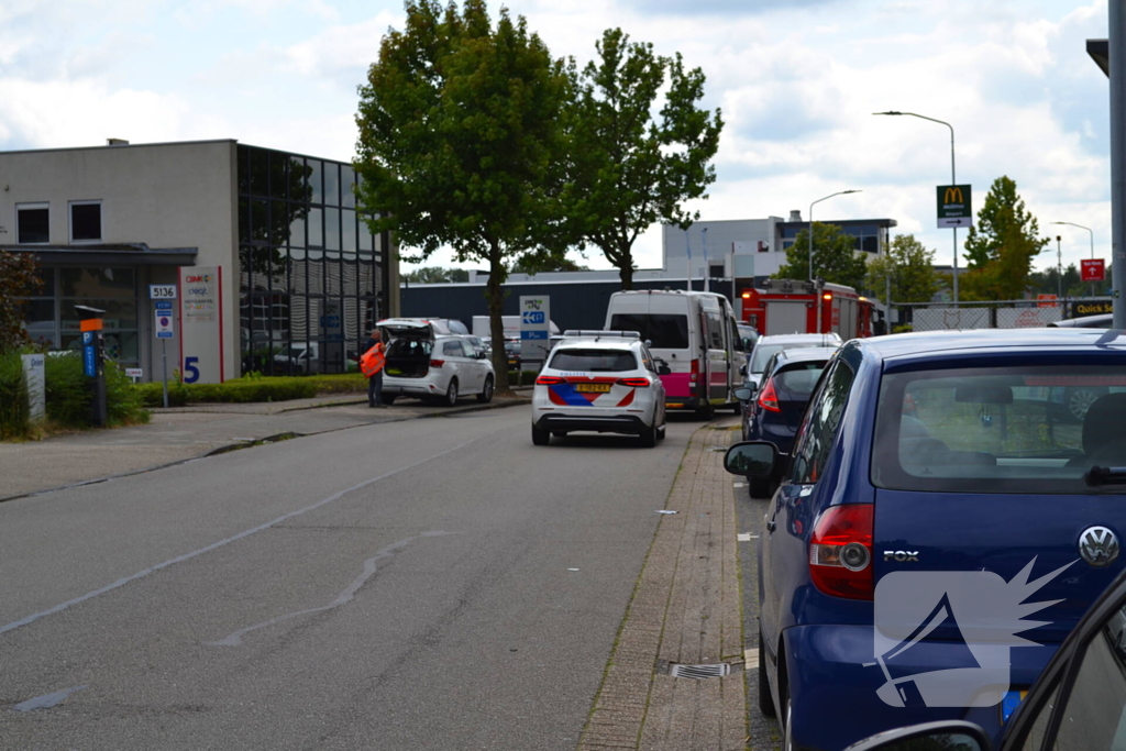 Gaslucht geroken in bedrijfspand