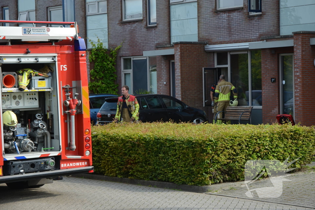 Forse rookontwikkeling bij woningbrand