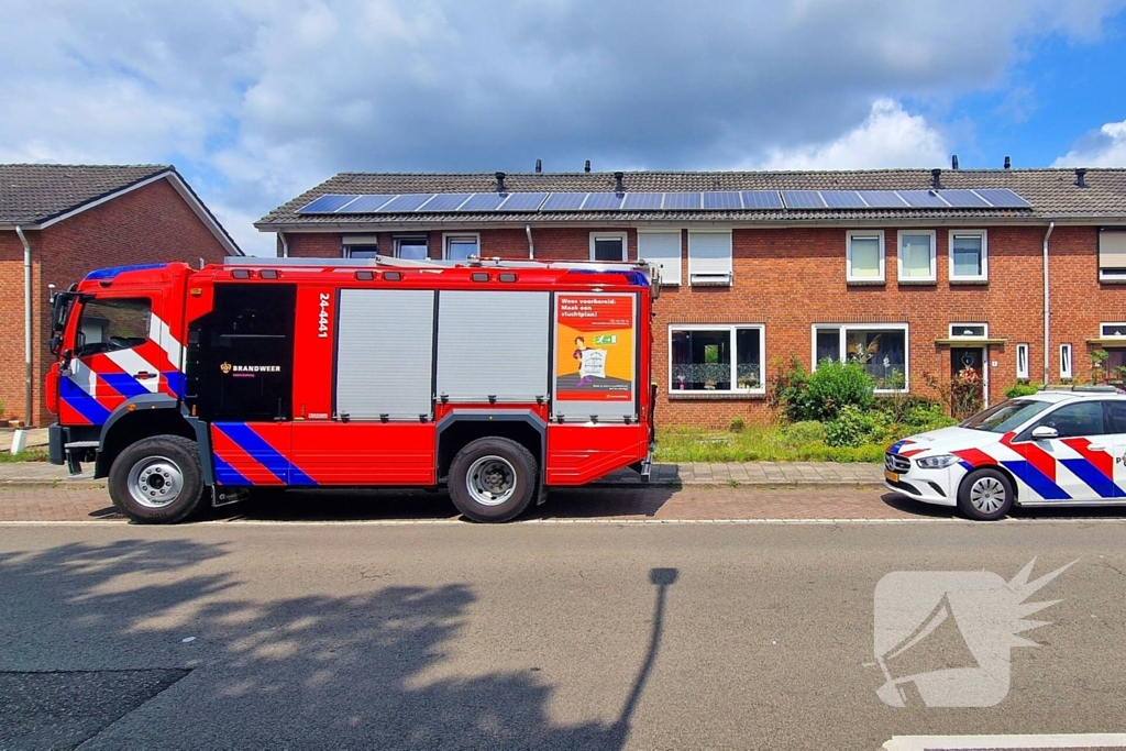 Brandweer ingezet voor vocht in muur