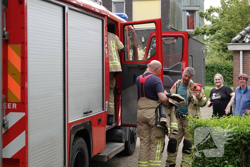 Loempia in magnetron zorgt voor rookontwikkeling en brandweer inzet