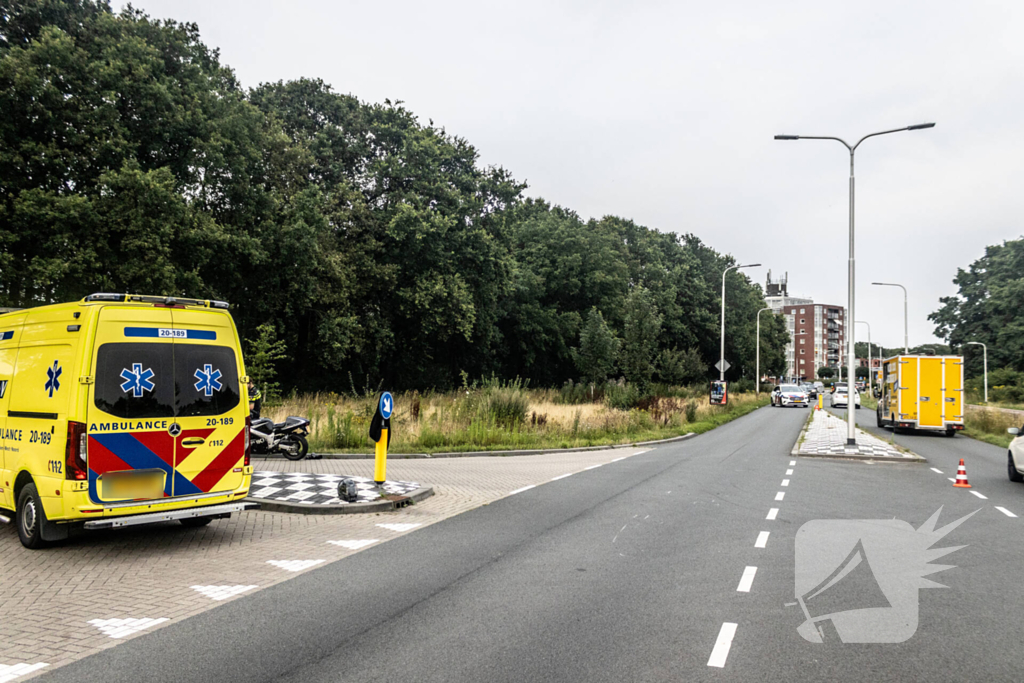 Motorrijder aangereden door automobilist