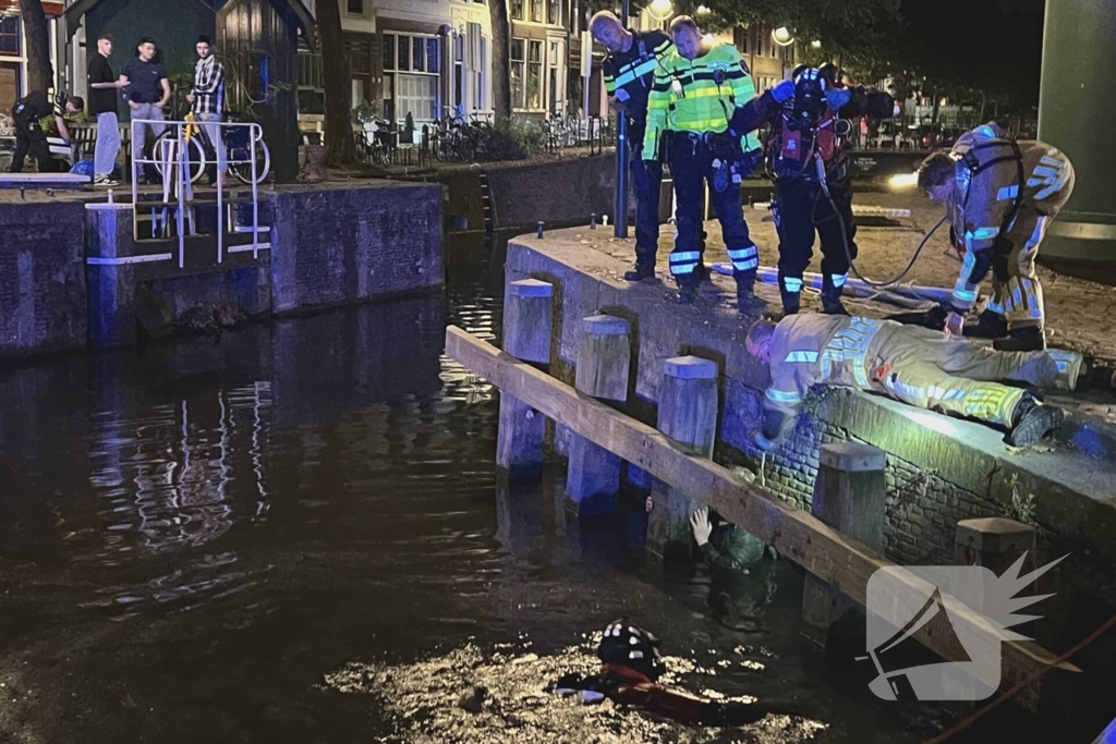 Drenkeling gered danzij oplettende bewoners