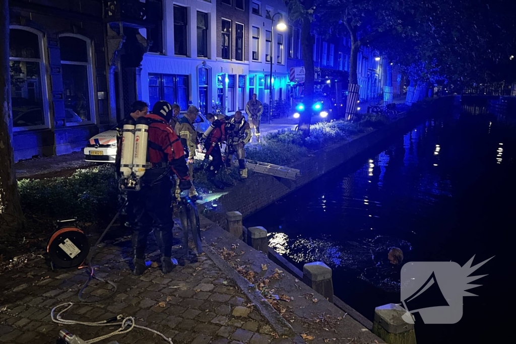 Drenkeling gered danzij oplettende bewoners