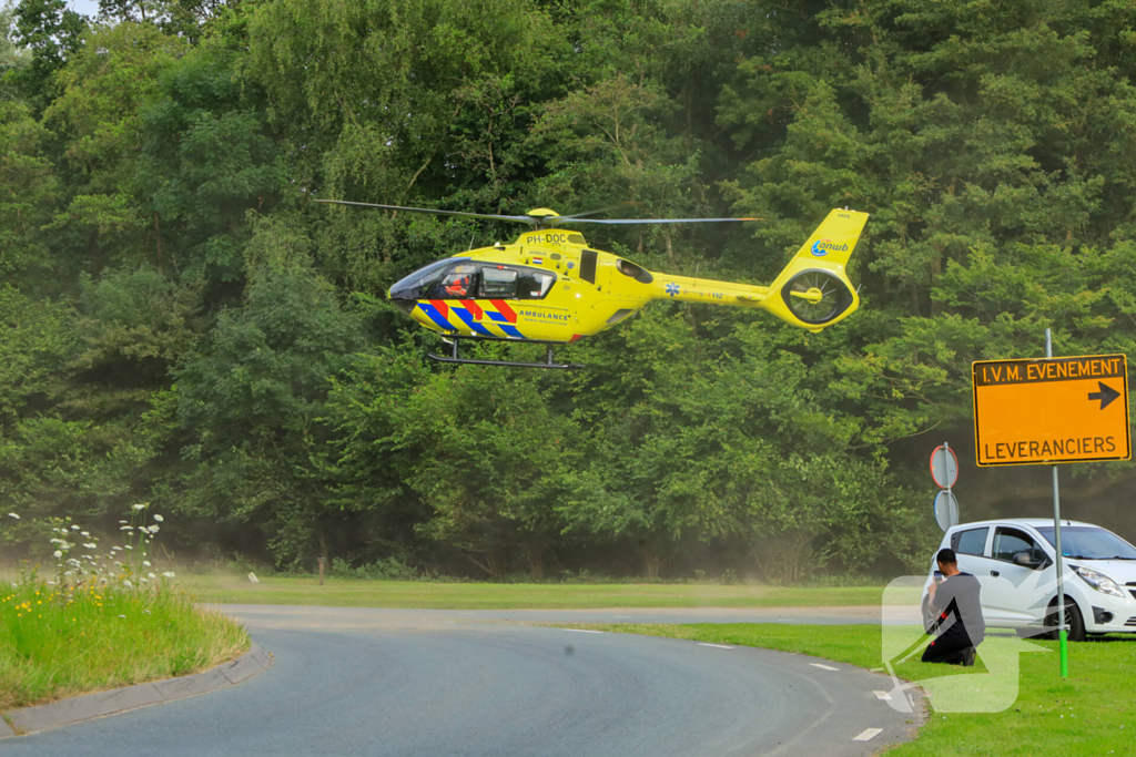 Motorrijder zwaargewond na ongeval