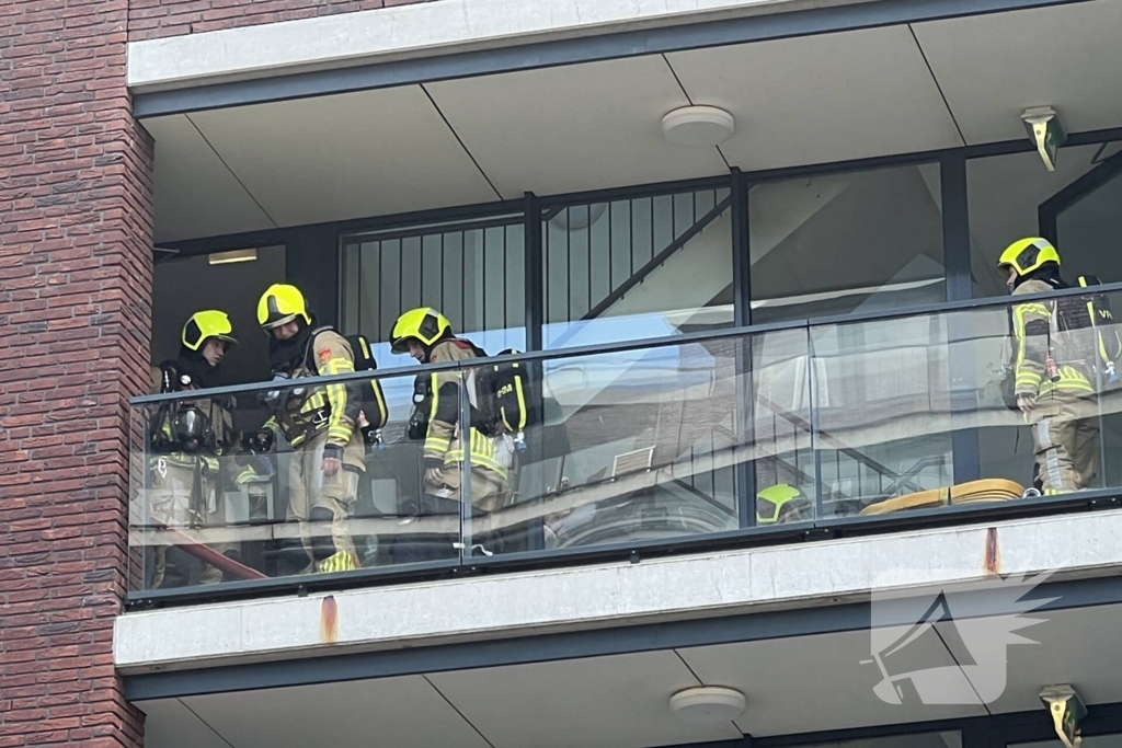 Brandweer ingezet voor brand op balkon