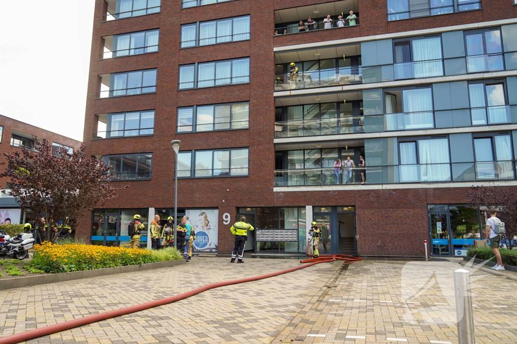 Brandweer ingezet voor brand op balkon