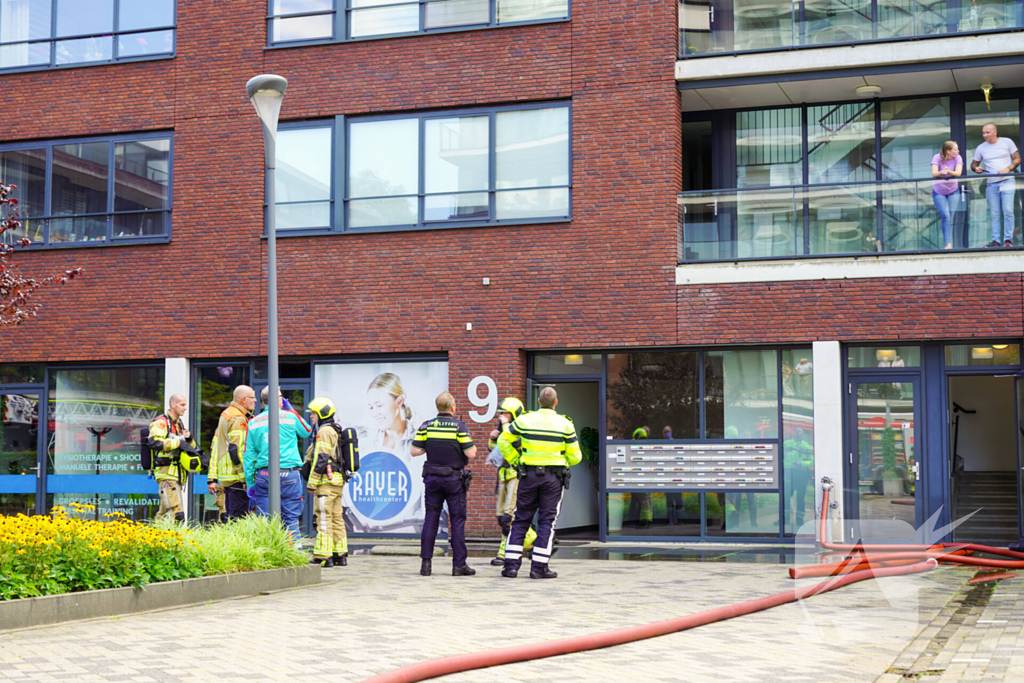 Brandweer ingezet voor brand op balkon