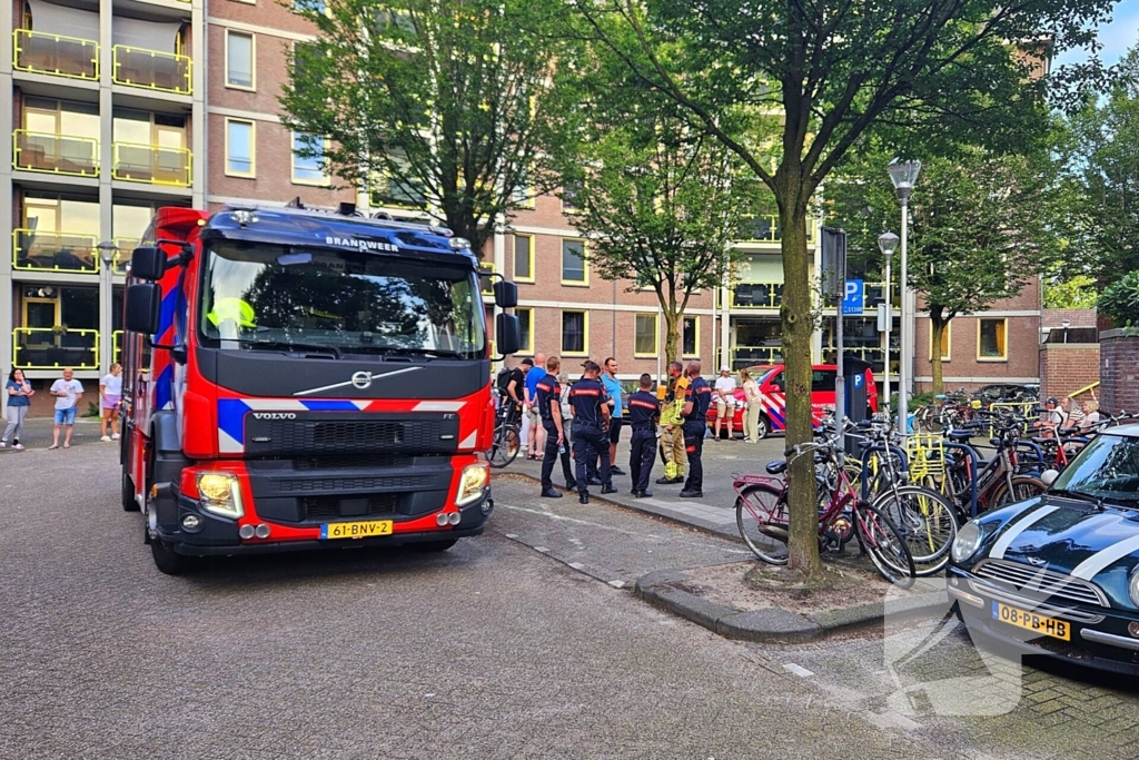 Flat ontruimd wegens gaslek