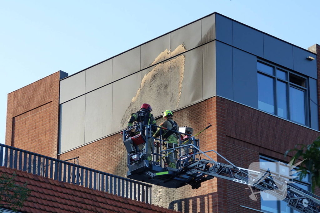 Grote brand in appartementencomplex