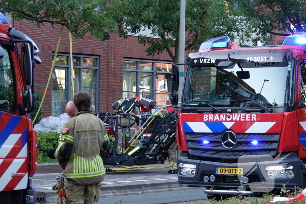 Grote brand in appartementencomplex