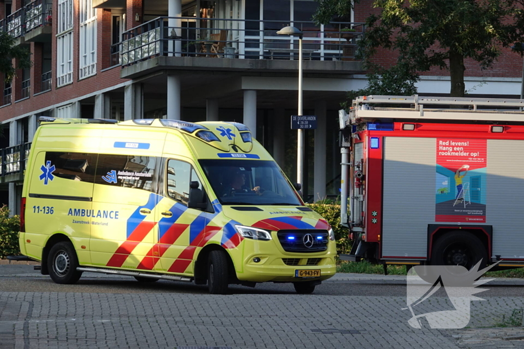 Grote brand in appartementencomplex