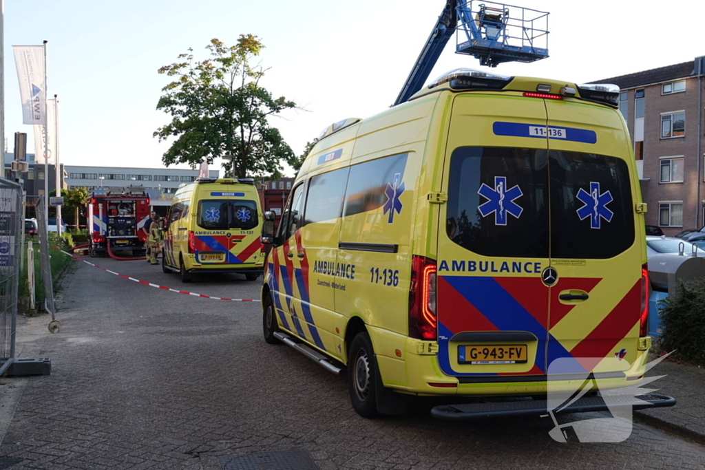 Grote brand in appartementencomplex