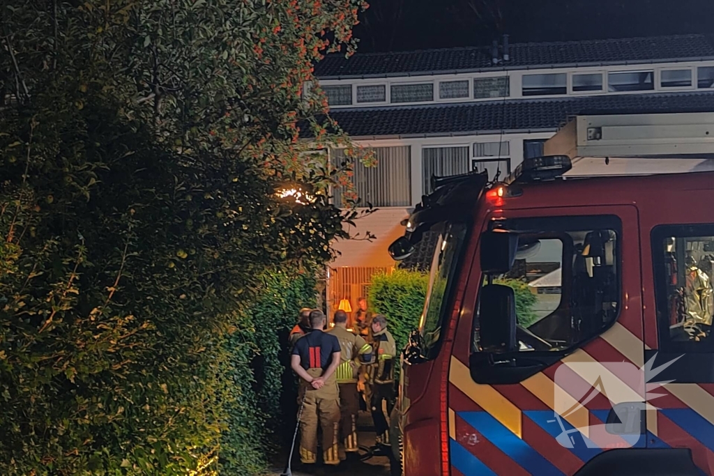 Container vliegt in brand