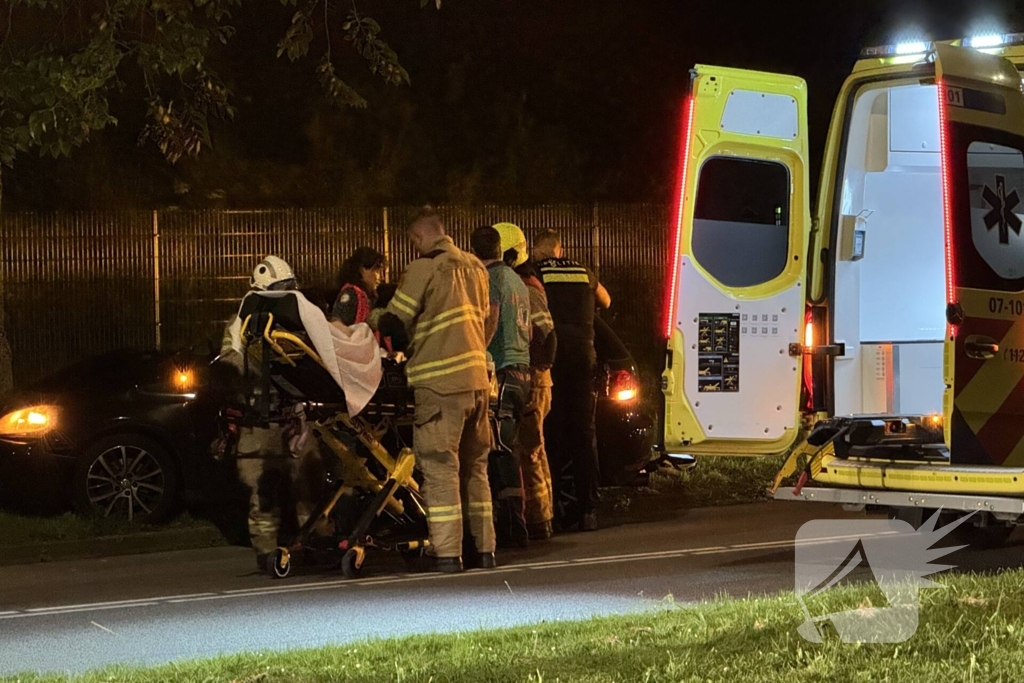 Automobilist raakt van weg en botst tegen boom