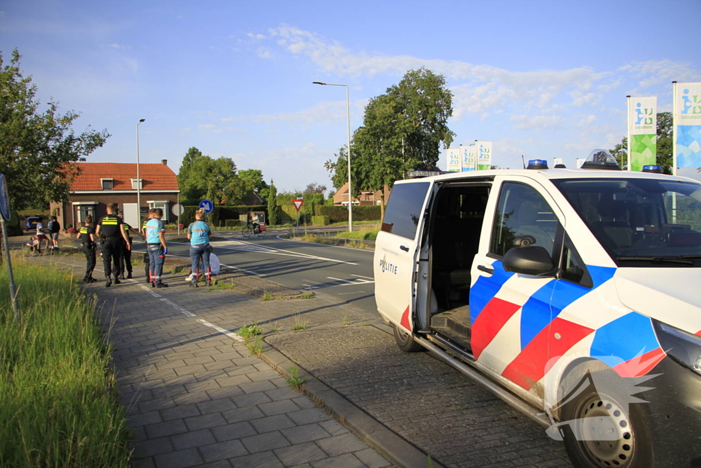 Politie neemt fatbike mee na botsing