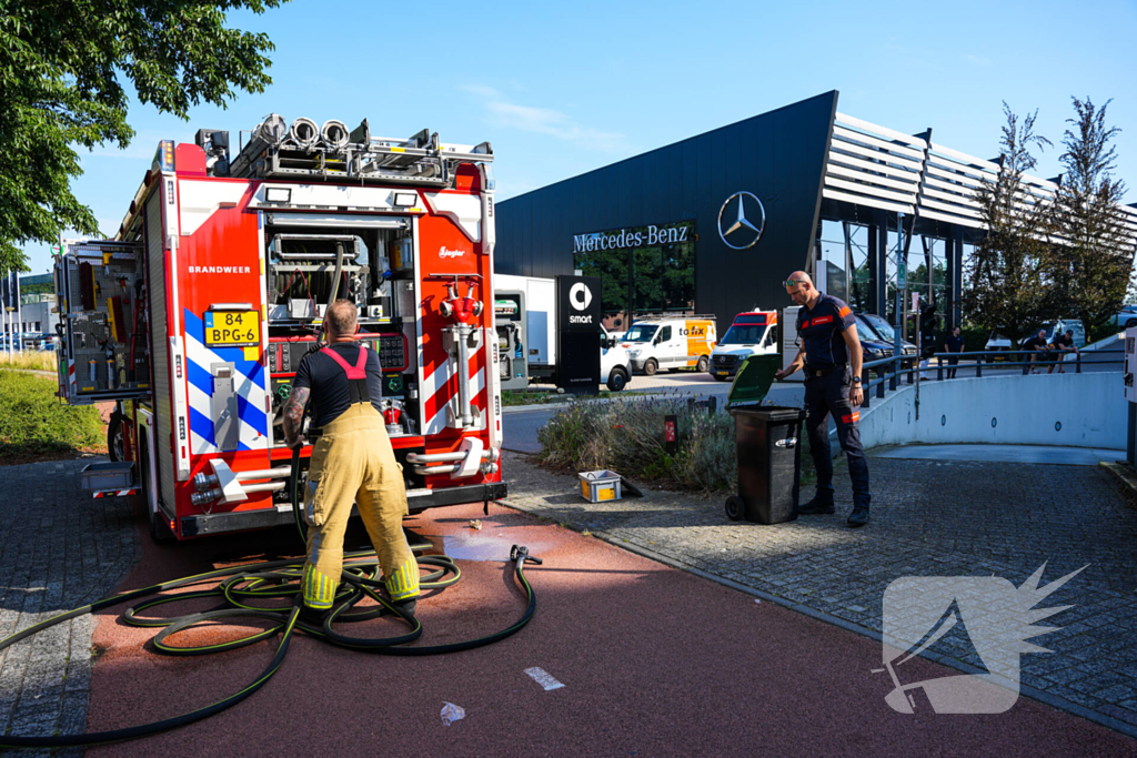 Hotel Van der Valk ontruimd door brand