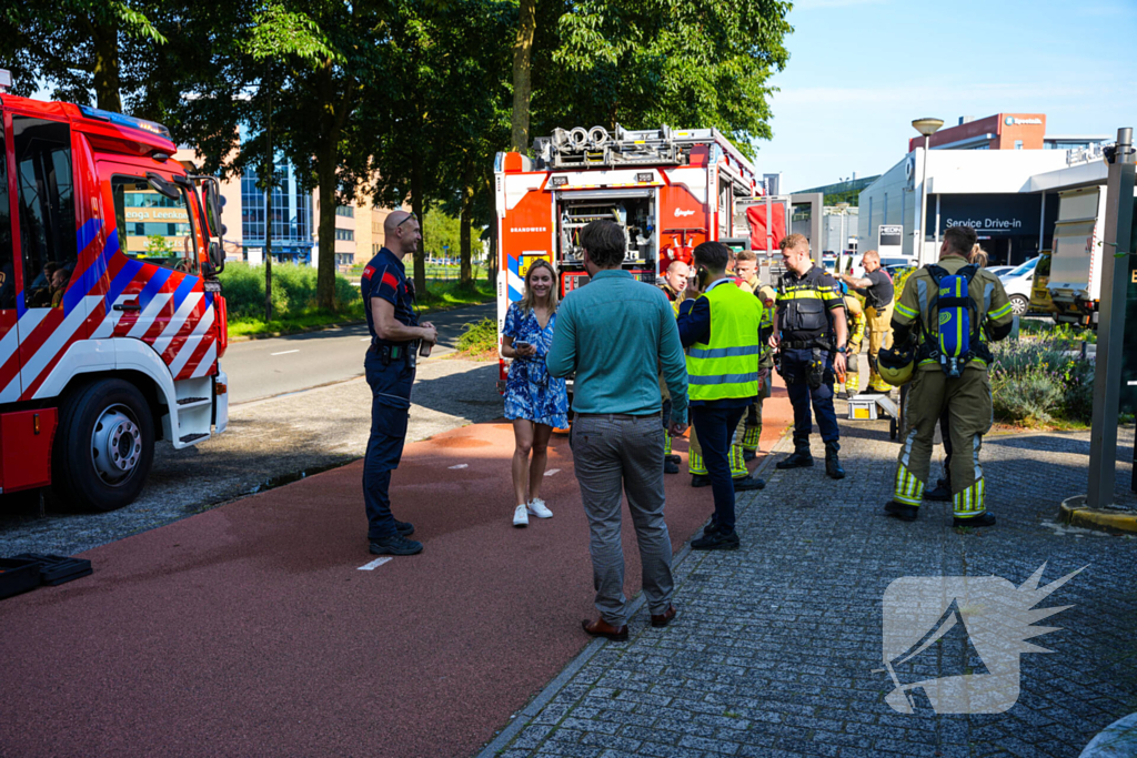 Hotel Van der Valk ontruimd door brand