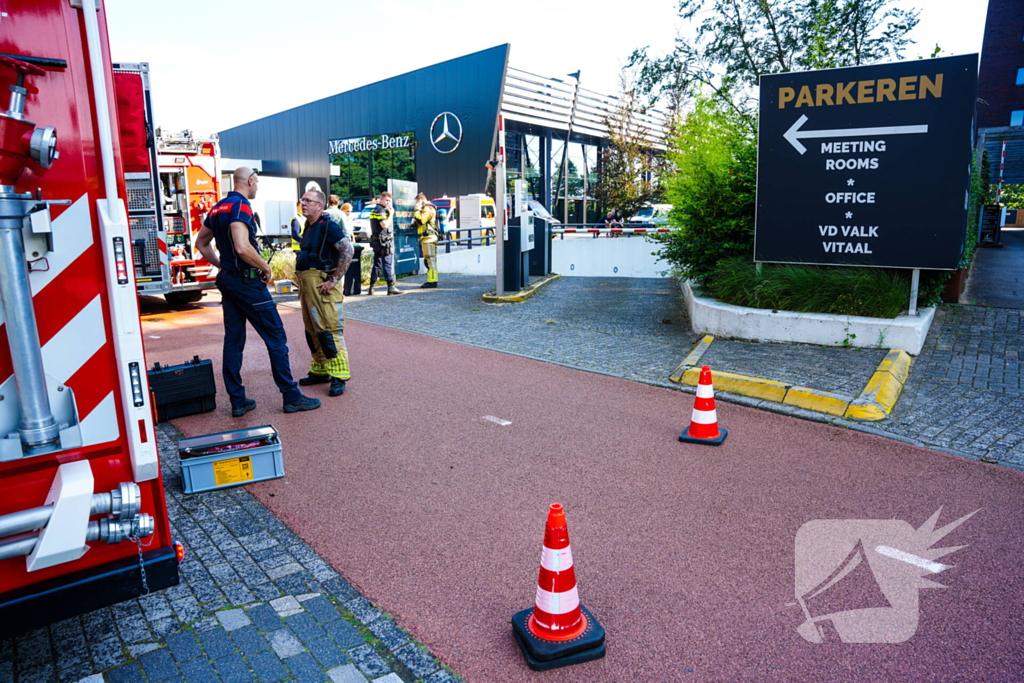 Hotel Van der Valk ontruimd door brand