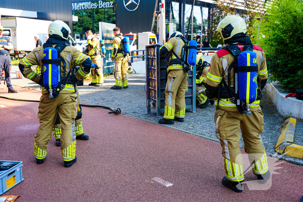 Hotel Van der Valk ontruimd door brand