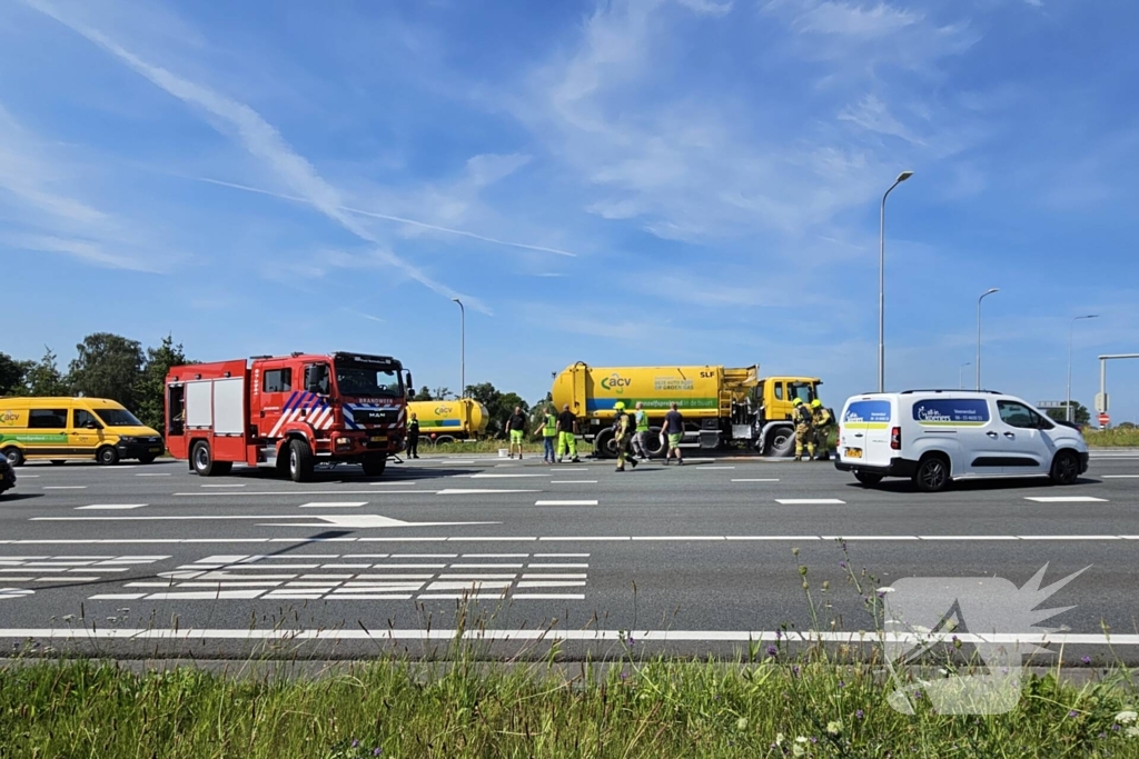 Brandend papier zorgt voor brandweer inzet