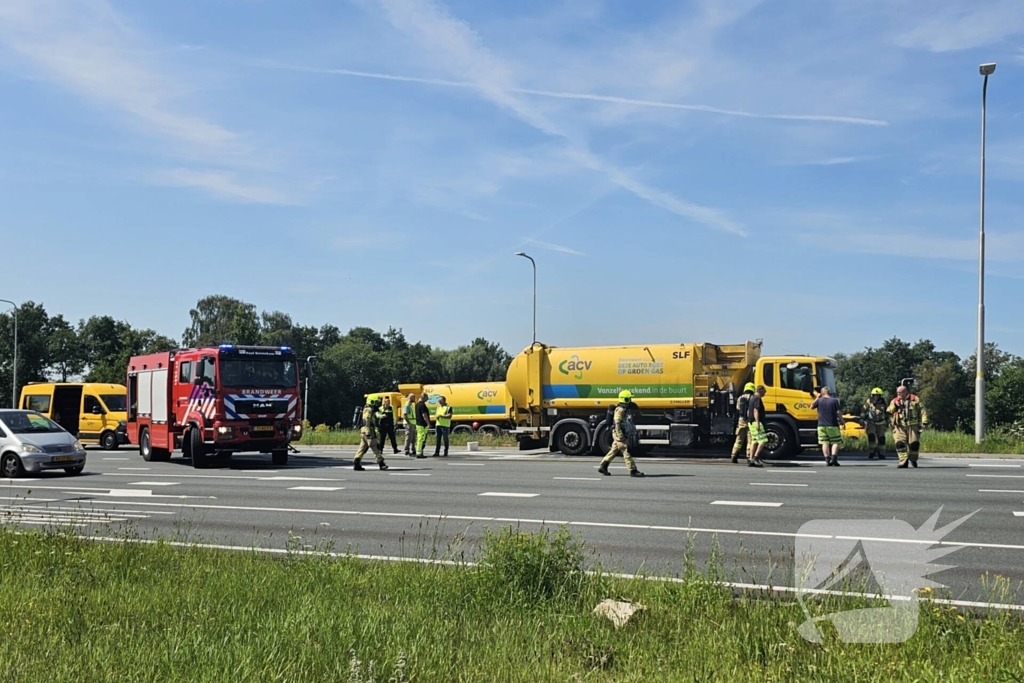 Brandend papier zorgt voor brandweer inzet