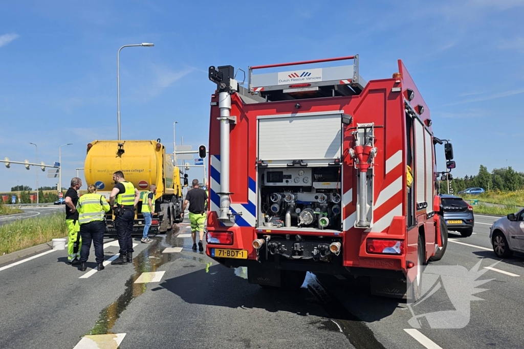 Brandend papier zorgt voor brandweer inzet