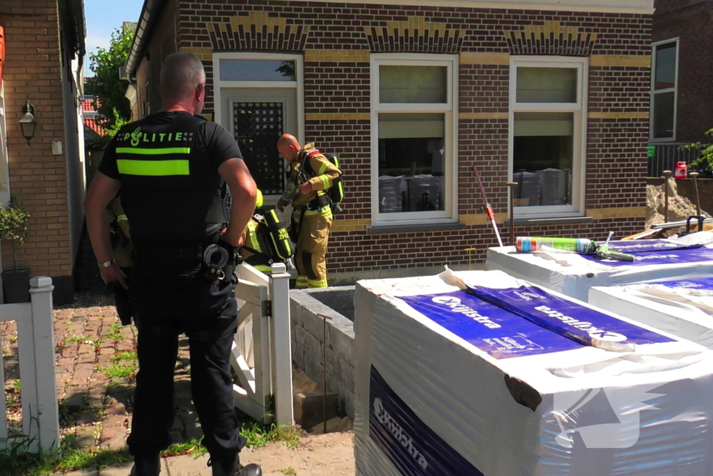 Brandweer ingezet voor gaslekkage bij woning