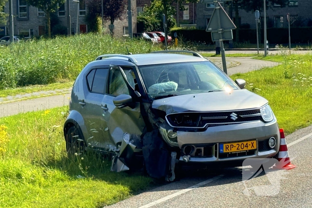 Voertuig total-loss na eenzijdig ongeval