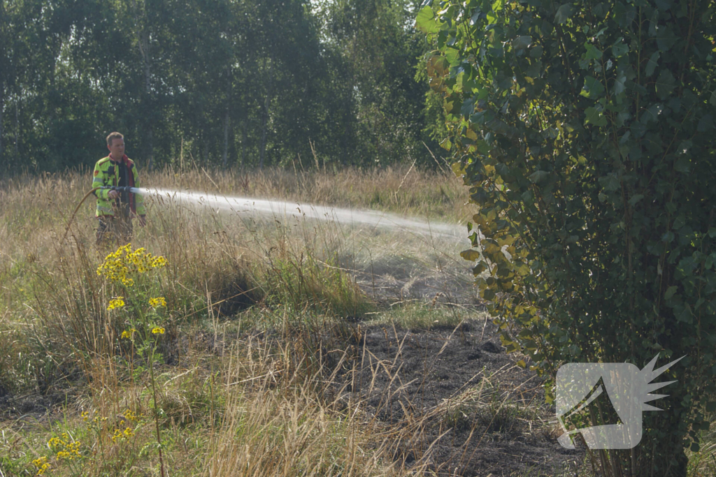 Brandweer blust bosschage brand