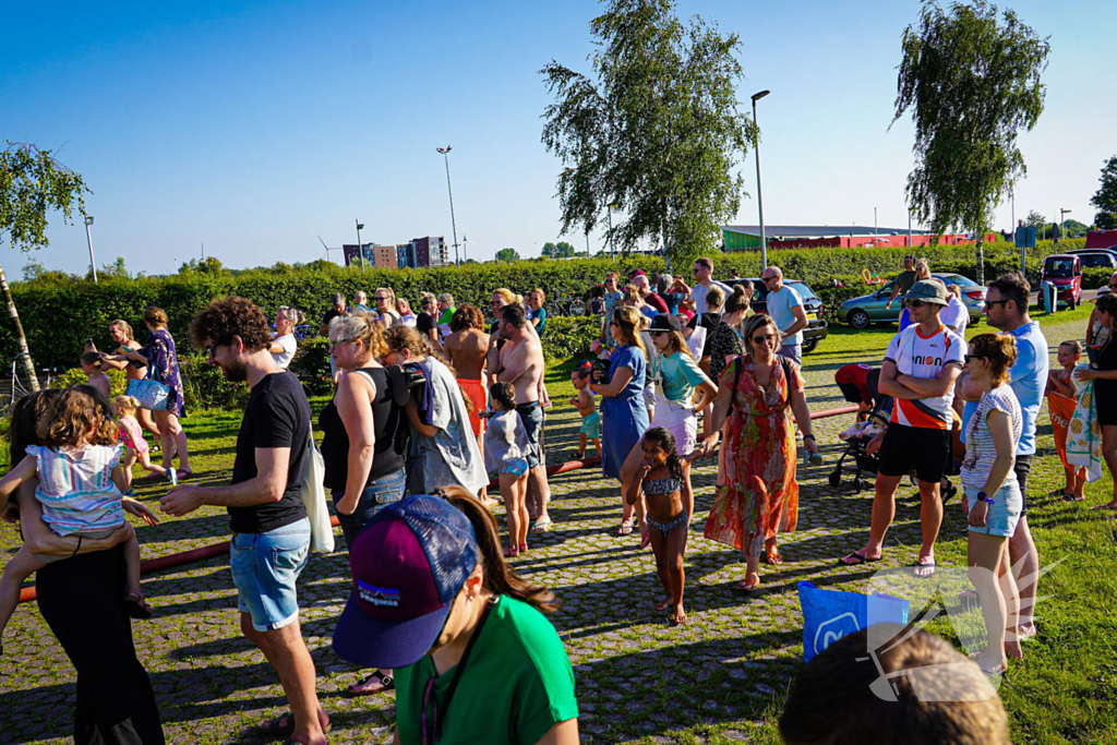 Waterfestijn zorgt voor veel plezier en afkoeling