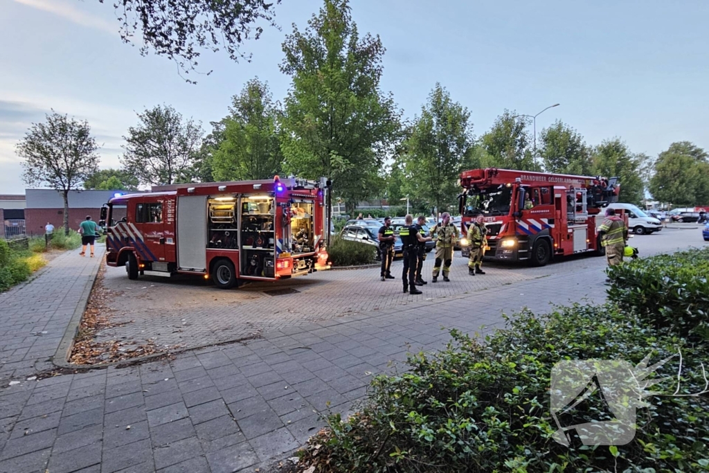 Brandweer ingezet voor brandmelding in flat