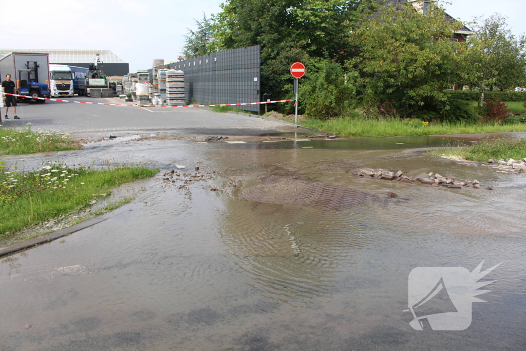 Flinke wateroverlast door waterleidingbreuk