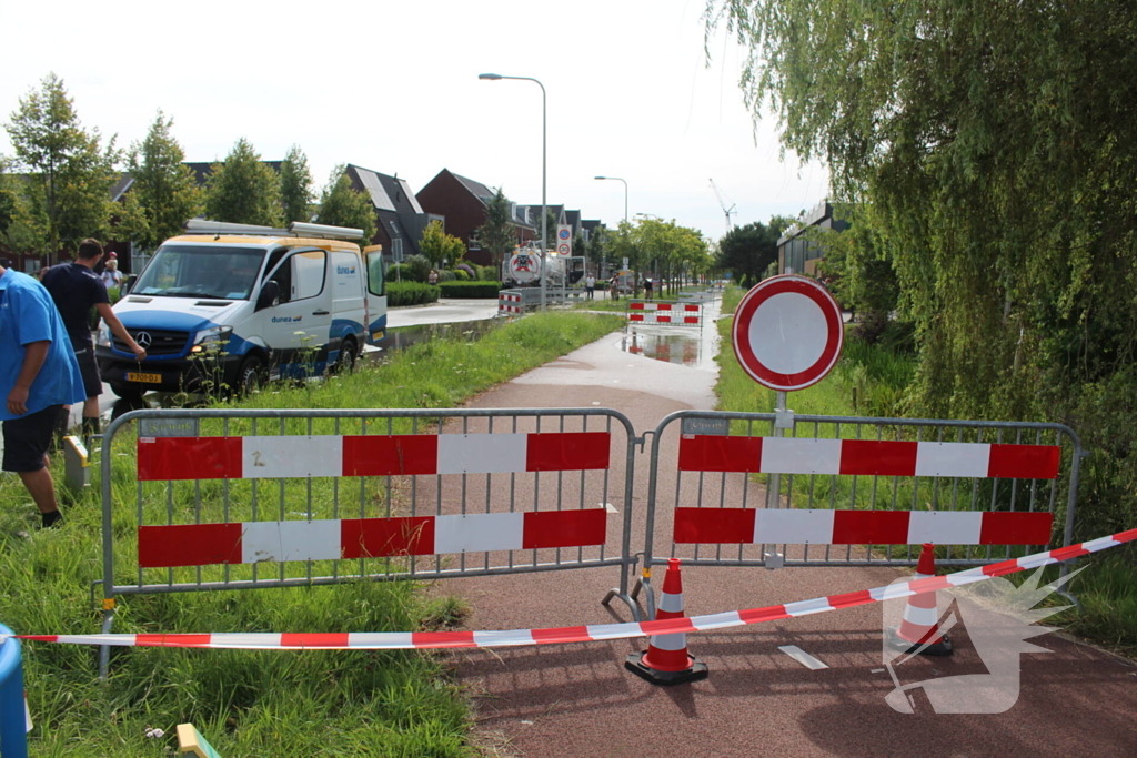 Flinke wateroverlast door waterleidingbreuk