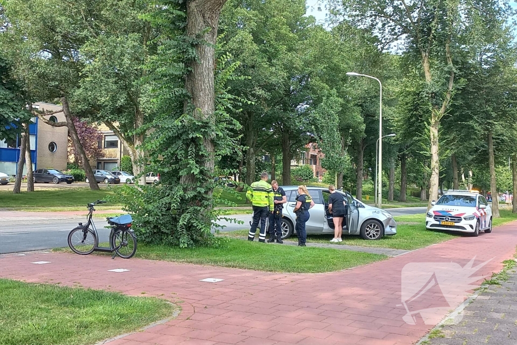 Fietser gewond bij aanrijding met auto