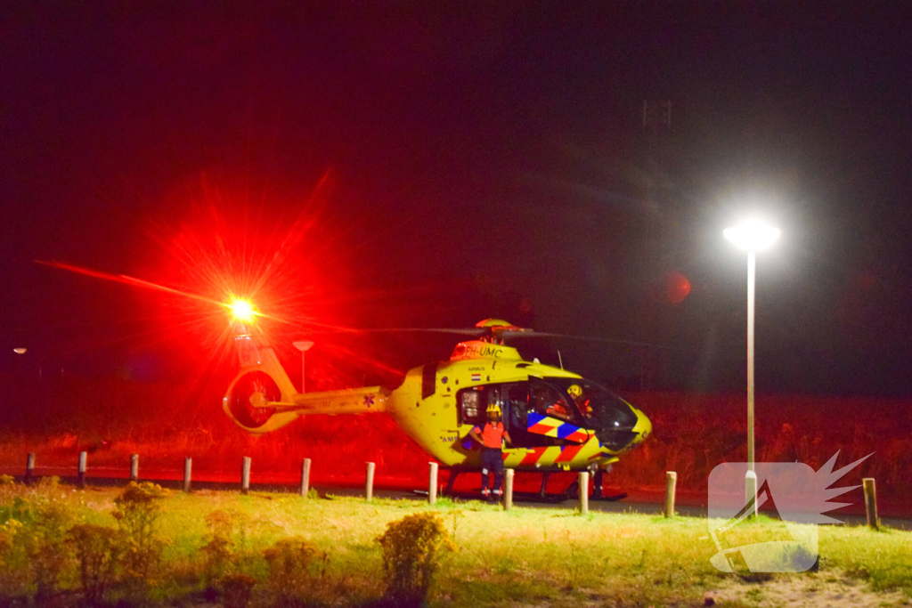 Traumahelikopter ingezet voor noodsituatie op vakantiepark