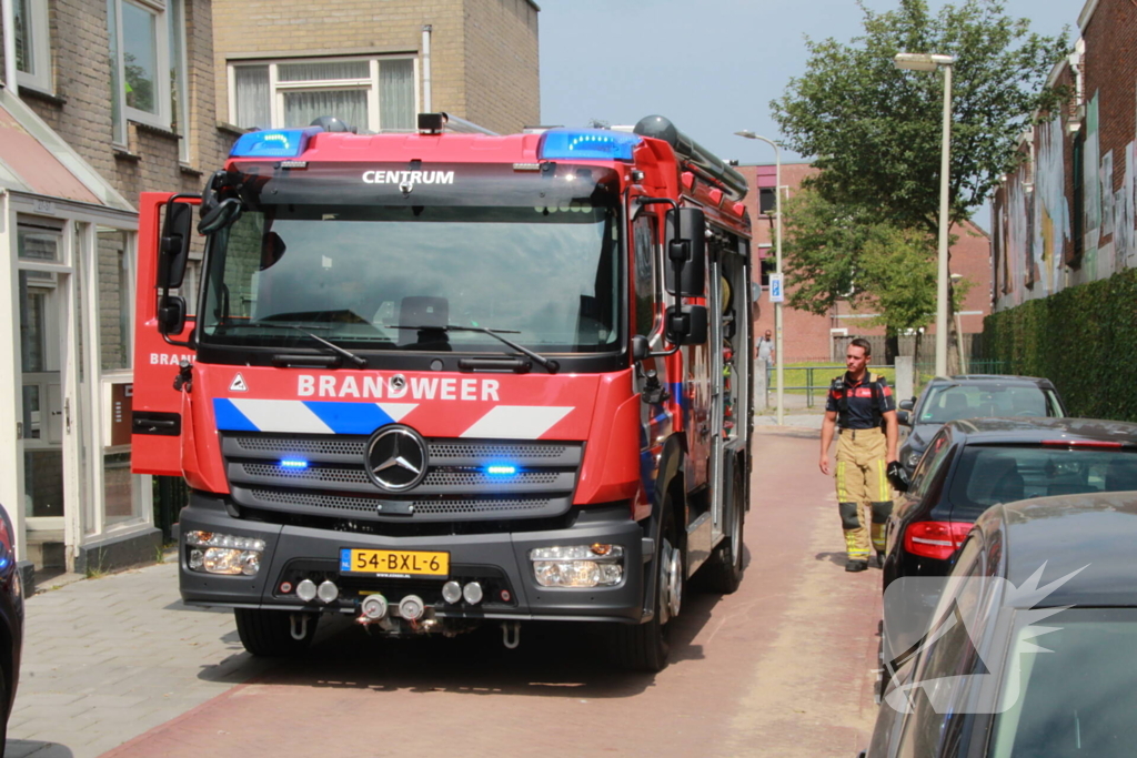 Bewoner valt in slaap en vergeet pan op vuur