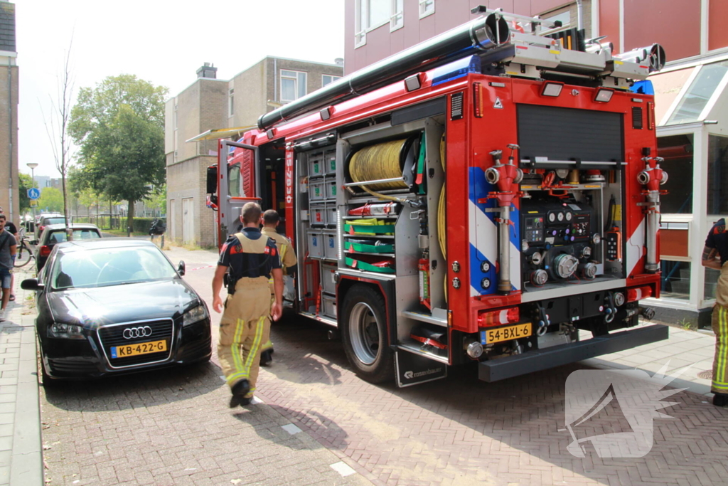 Bewoner valt in slaap en vergeet pan op vuur