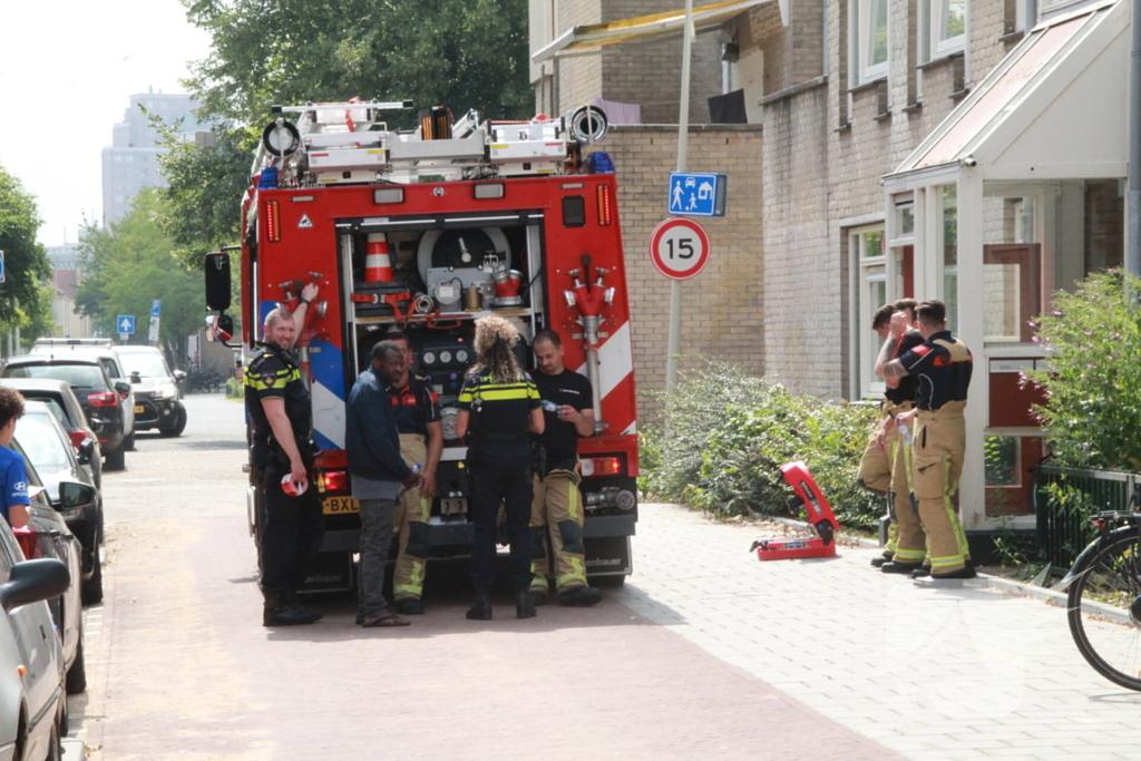 Bewoner valt in slaap en vergeet pan op vuur