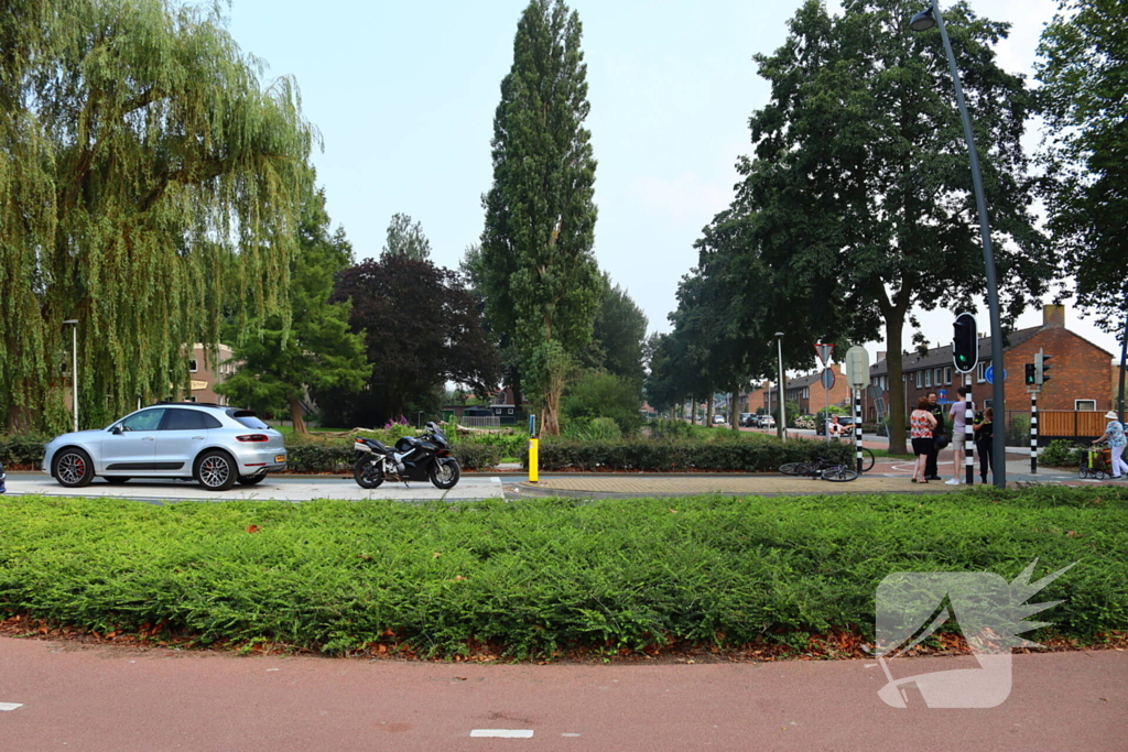 Fietser gewond bij verkeersongeval