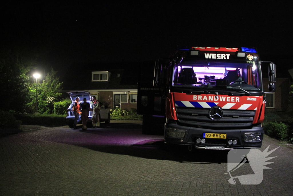 Brandweer en netbeheerder ingezet wegens gaslekkage in tuin