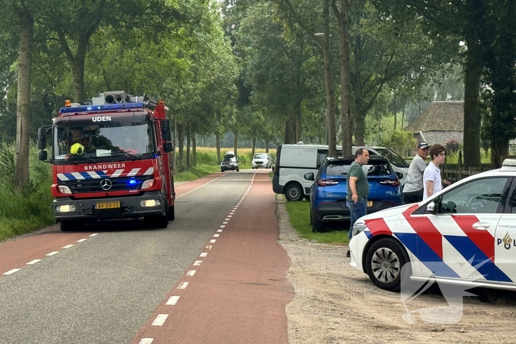 Brand bij boerderij blijkt mee te vallen