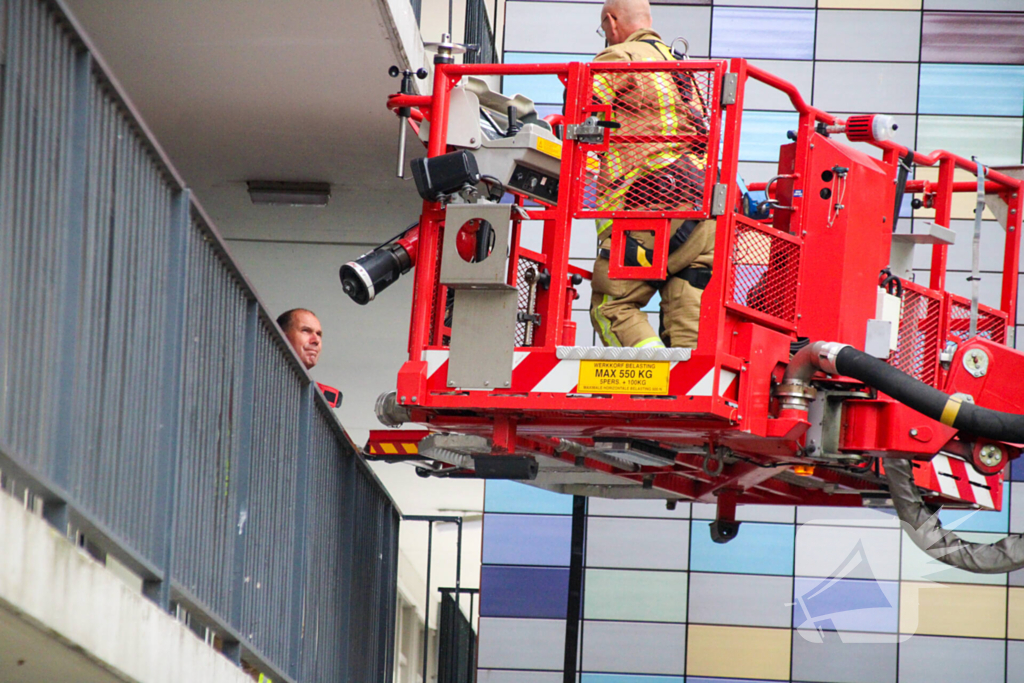 Traumateamingezet bij medische noodsituatie in flatwoning