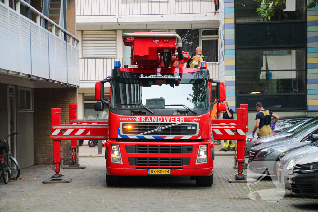 Traumateamingezet bij medische noodsituatie in flatwoning