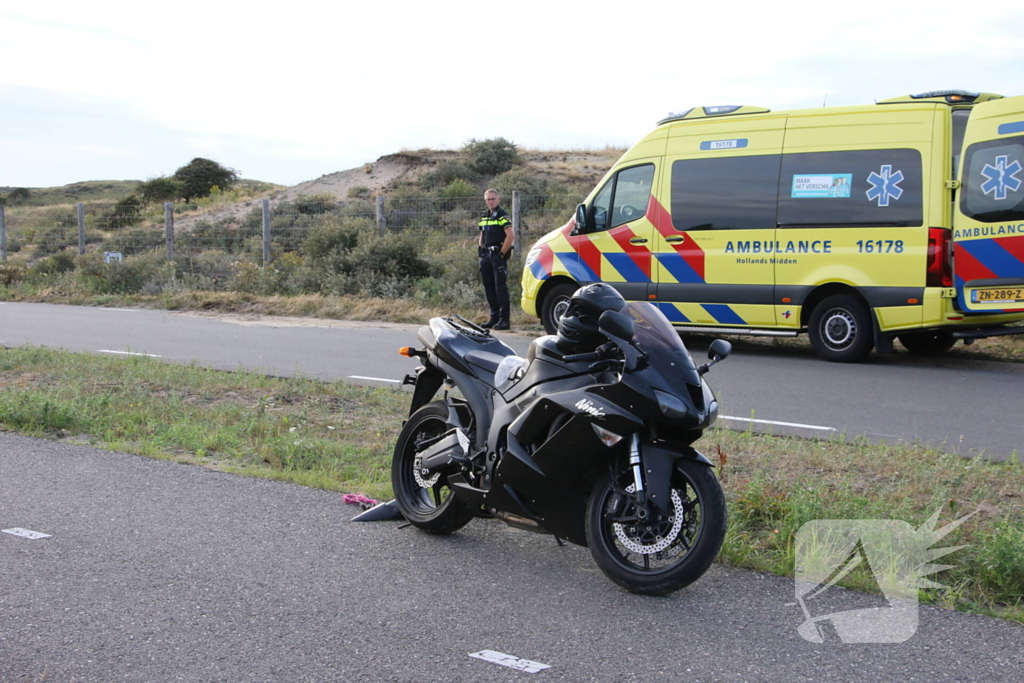 Motorrijdster gewond bij ongeval