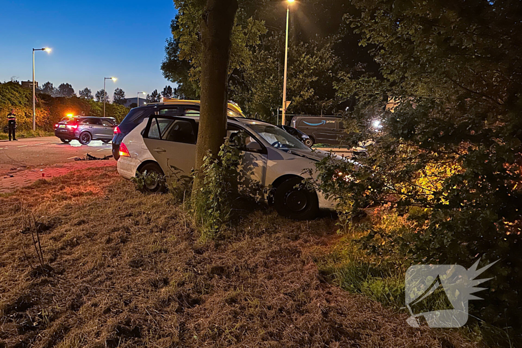 Twee voertuigen betrokken bij aanrijding