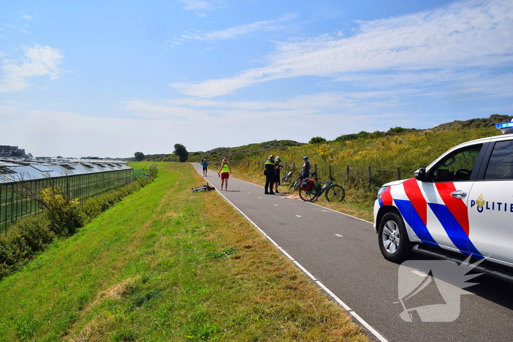 Traumateam ingezet voor gevallen fietser