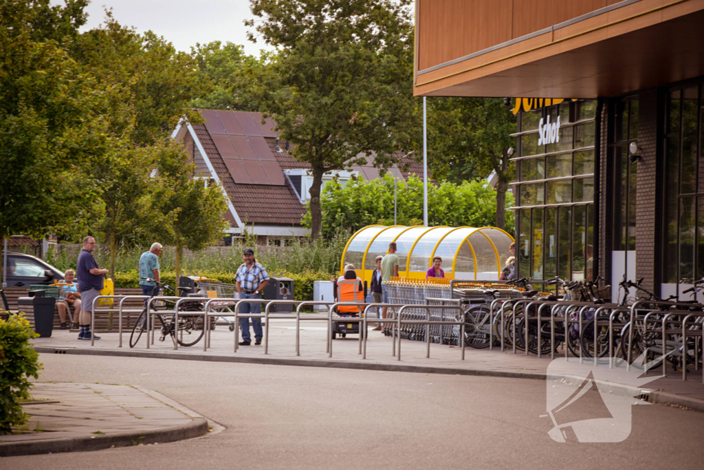 Supermarkt Jumbo gesloten door gevaarlijke stof