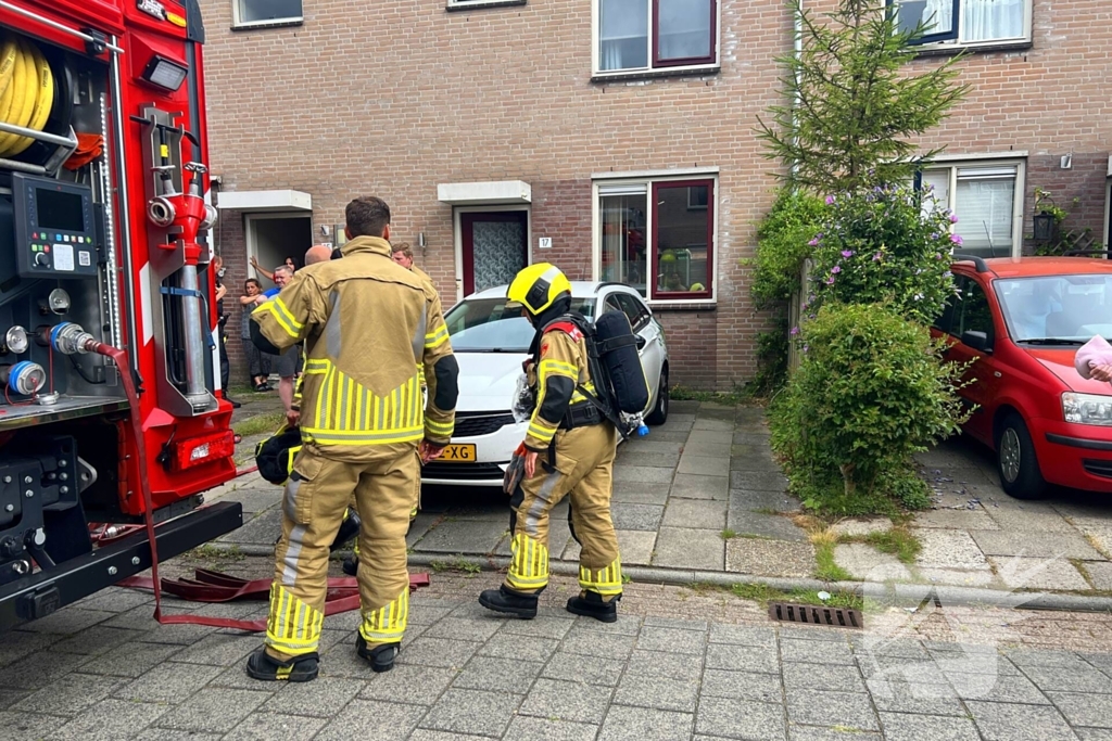 Brandweer ingezet voor melding woningbrand