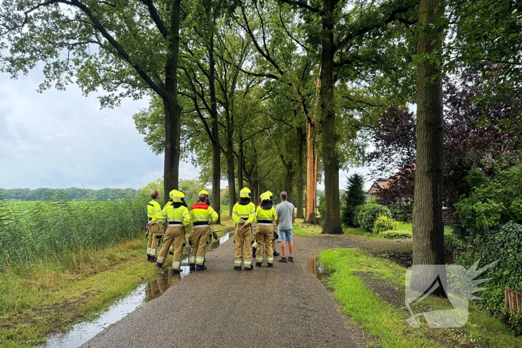 Brandweer ingezet voor stormschade